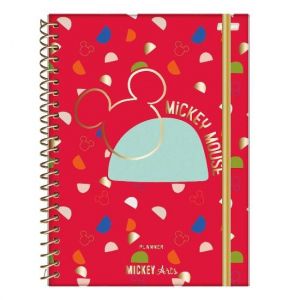 Agenda Espiral Planner Permanente Mickey Arts Jandaia - Envio de Capas Conforme Disponibilidade do Estoque