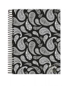 Agenda Espiral Planner Permanente Back To Black 5679167 Foroni - Envio de Capas Conforme Disponibilidade do Estoque