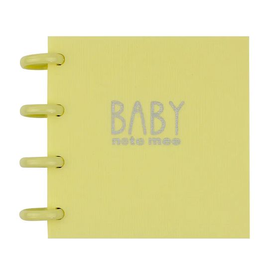 Baby Note Mee Pequeno Amarelo Baunilha Pontilhado