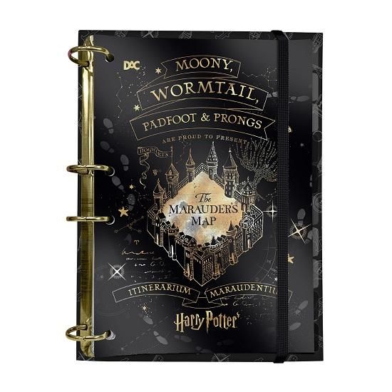 Caderno Argolado Colegial (Médio) Com Elástico Harry Potter 4177 Dac