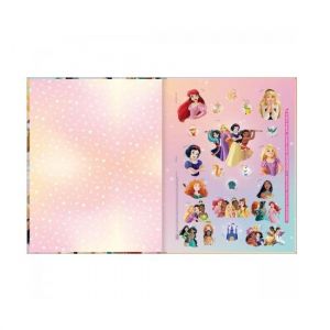 Caderno Brochura 40 Folhas Capa Dura Caligrafia Princesas Tilibra - Envio de Capas Conforme Disponibilidade do Estoque