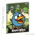 Caderno Brochura Caligrafia Pauta Verde 40 Folhas Angry Birds Jandaia