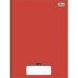 Caderno Brochura Universitário (Grande) 48 Folhas Capa Dura Vermelho Mais + Tilibra