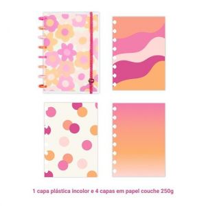 Caderno Decor A5 Primavera Pop Disc