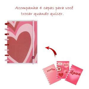 Caderno Decor A5 Querido Cupido Pop Disc
