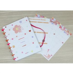 Caderno Decor Grande Primavera Pop Disc