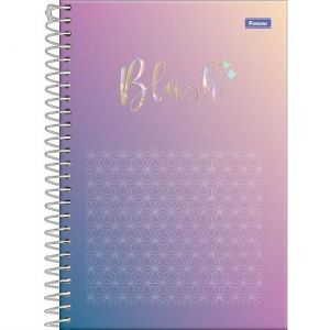 Caderno Espiral 1/4 (Pequeno) 80 Folhas Blush 3164720 Foroni - Envio de Capas Conforme Disponibilidade do Estoque