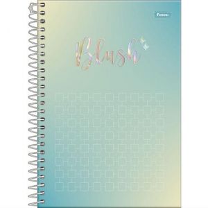 Caderno Espiral 1/4 (Pequeno) 80 Folhas Blush 3164720 Foroni - Envio de Capas Conforme Disponibilidade do Estoque