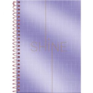 Caderno Espiral 1/4 (Pequeno) 80 Folhas Capa Dura Shine 3166022 Foroni - Envio de Capas Conforme Disponibilidade do Estoque