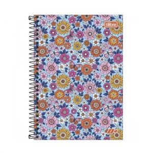 Caderno Espiral 1/4 (Pequeno) 96 Folhas Capa Dura Mais + Tilibra - Envio de Capas Conforme Disponibilidade do Estoque