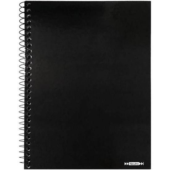 Caderno Espiral 1/4 (Pequeno) 96 Folhas Capa Dura Neutro 2412 Tamoio