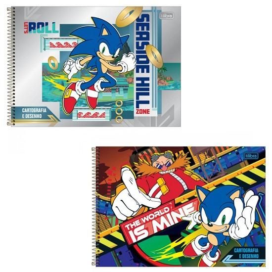 Tilibra - Álbum para Colorir Sonic 8 Folhas