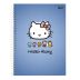 Caderno Espiral Universitário (Grande) 1 Matéria 80 Folhas Capa Dura Hello Kitty Jandaia - Envio de Capas Conforme Disponibilidade do Estoque