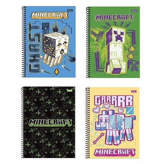 Caderno de Cartografia e Desenho - Minecraft - Foroni - Caderno de