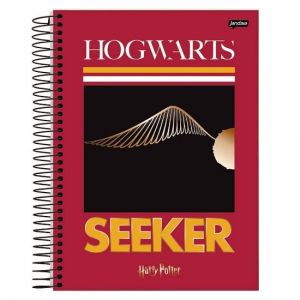 Caderno Espiral Universitário (Grande) 1 Matéria 96 Folhas Capa Dura Harry Potter Hogwarts Jandaia - Envio de Capas Conforme Disponibilidade do Estoque