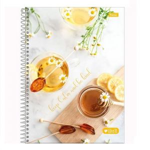 Caderno Espiral Universitário (Grande) 15 Matérias 240 Folhas Capa Dura Like It 309358 Foroni - Envio de Capas Conforme Disponibilidade do Estoque