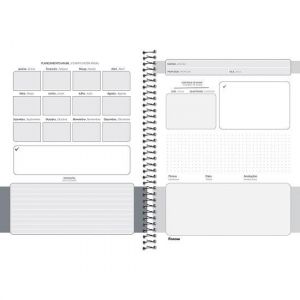 Caderno Espiral Universitário (Grande) 20 Matérias 320 Folhas Capa Dura Cliff Feminino 3066842 Foroni - Envio de Capas Conforme Disponibilidade do Estoque