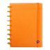 Caderno Médio 80 Folhas Bubble Neon Laranja Pop Disc