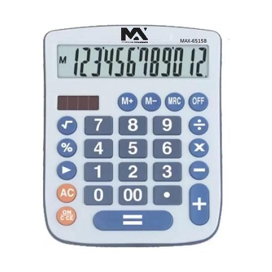 Calculadora Eletrônica 12 Dígitos 6515B Max