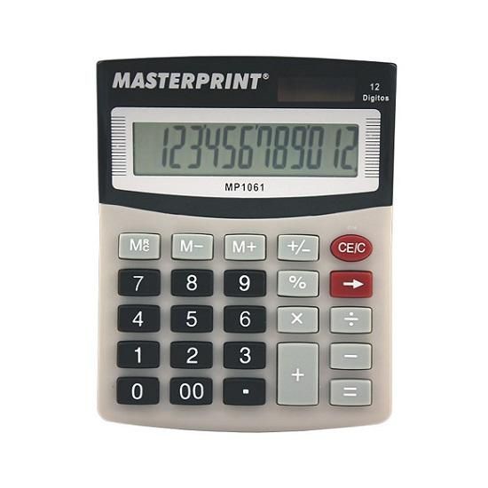 Calculadora Eletrônica 12 Dígitos MP1061 Masterprint