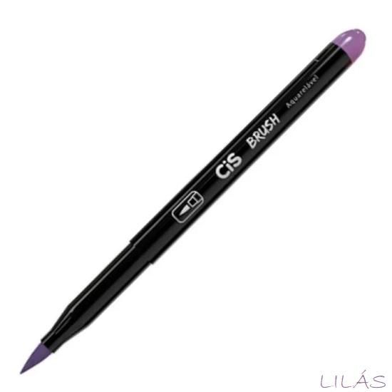 Caneta Marcador Brush Aquarelável Lilás Cis