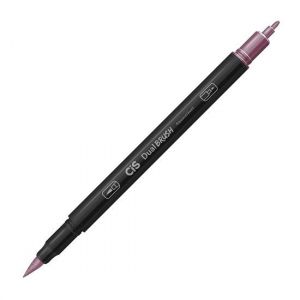 Caneta Marcador Dual Brush Aquarelável Bordô Cis