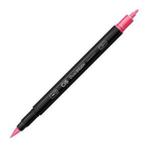 Caneta Marcador Dual Brush Aquarelável Carmesim Cis