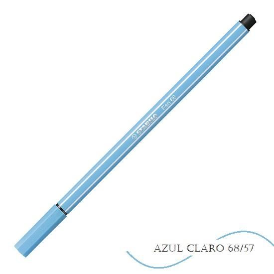 Caneta Stabilo Pen Azul Claro 68/57