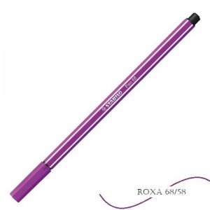 Caneta Stabilo Pen Roxa 68/58