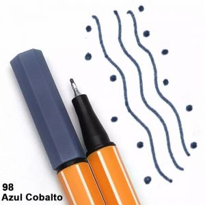 Caneta Stabilo Point Azul Cobalto 88/98