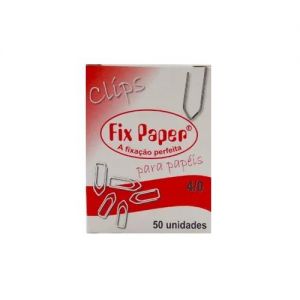Clips N° 4/0 Com 50 Unidades Fix Paper