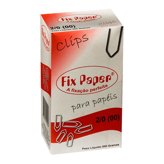 Clips N° 2/0 Com 100 Unidades Fix Paper