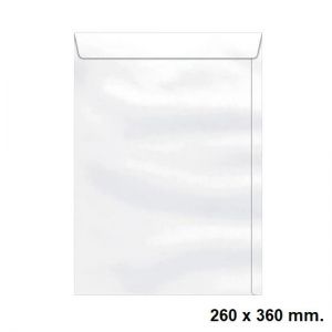 Envelope Saco 260x360mm. Branco 