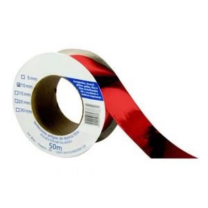 Fita Metaloide 10mm x 50 Mts. Vermelho Só Natal