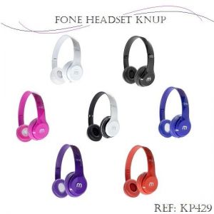 Fone Headset KP429 Knup - Envio de Cores Conforme Disponibilidade do Estoque