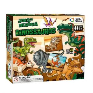 Puzzle de Madeira para Pintar com 5 Marcadores (Dinossauro)