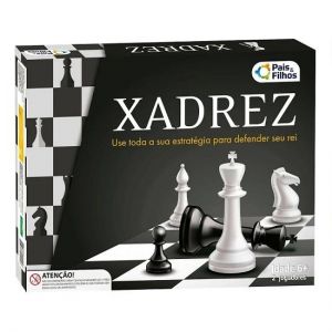 Cb games Conjunto De Xadrez De Madeira Dourado