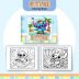 Livro Colorir Espiral Capa Dura Stitch Azul