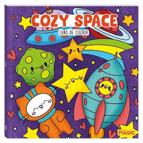 Livro para Colorir Cozy Space Editora Magic