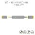 Marcador Graf Duo Brush 123 Fluorescente Yellow Cis