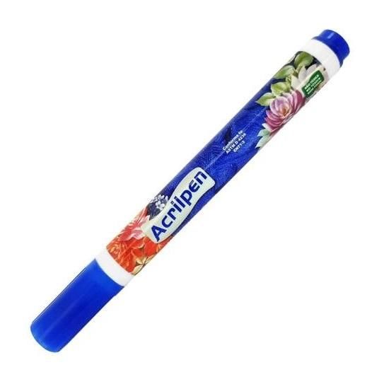 Marcador Para Tecido Azul Turquesa 501 Acrilpen Acrilex