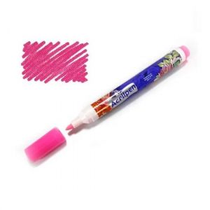 Marcador Para Tecido Rosa 537 Acrilpen Acrilex