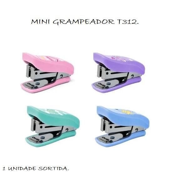 Mini Grampeador Holic T312 612805 Tris - Envio do Grampeador Conforme Disponibilidade do Estoque