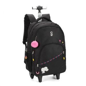 Mochila De Carrinho Barbie Preto MC46842BB Luxcel