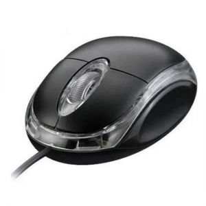Mouse Óptico USB Preto MS 9 Exbom