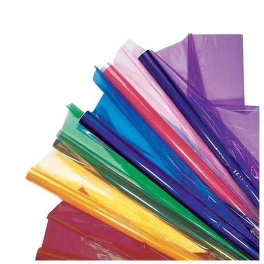 Papel Celofane Cores Diversas - Envio de Cor Conforme Disponibilidade do Estoque