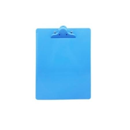Prancheta Ofício Acrílico Com Prendedor Plástico Azul Pastel Radex