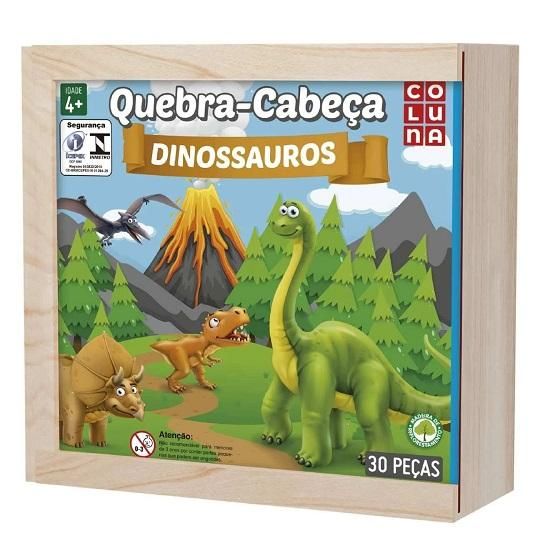 Quebra Cabeça Dinossauros - 120 Peças