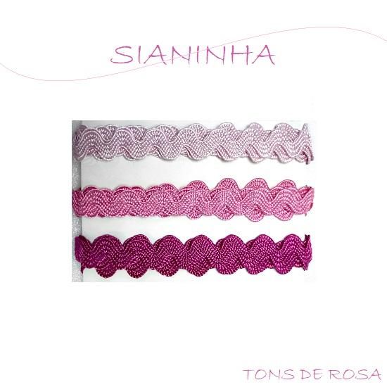 Sianinha Tons Rosa Com 3 Metros Kit Super Criativo