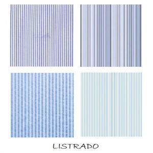 Tecido Algodão Azul Estampado Xadrez / Listrado / Bolinha - Envio das Cores e Estampas Conforme Disponibilidade do Estoque